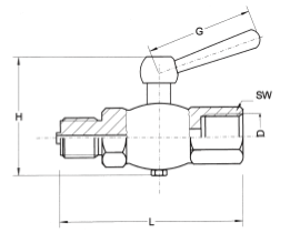DIN 16261 B – Technical illustration: DIN16261 B